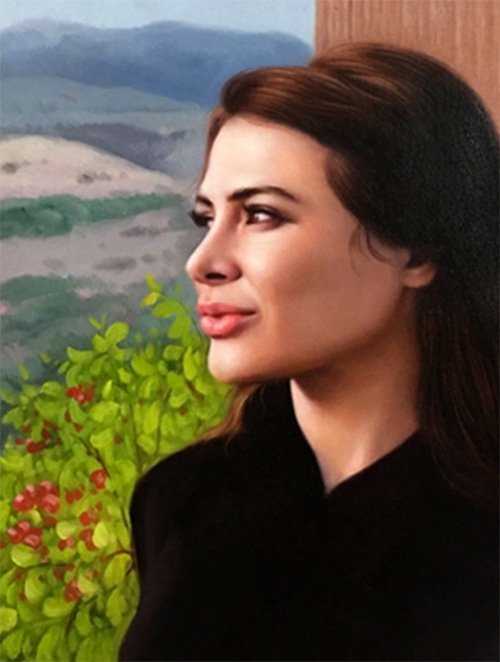 Finished oil portrait — Level 3 Artist