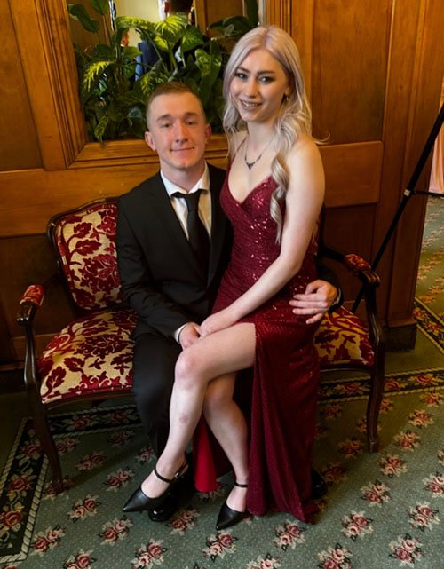 Original photograph — Couple, formal portrait